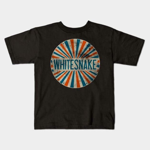 whitesnake vintage Kids T-Shirt by tsaah blegur